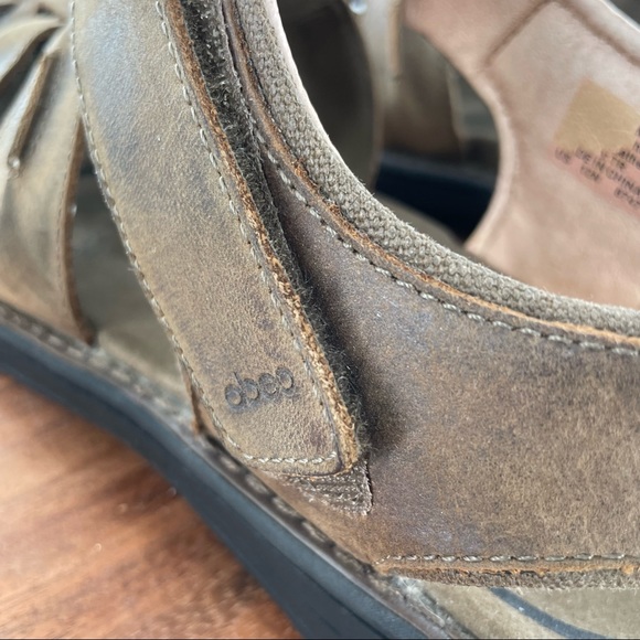 ABEO Men's Brandon Neutral Dark Brown sandals size 12 - Picture 12 of 12